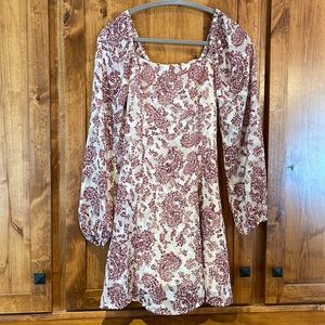 Lucy Paris balloon sleeve mini dress size XS